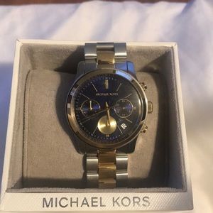 Michael Kors silver and gold watch